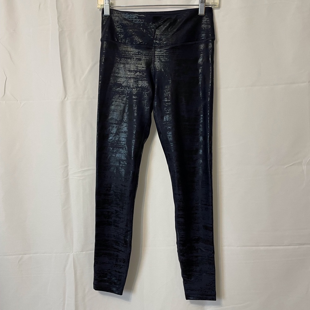 90 Degree by Reflex Shiny Leggings Black Women's Small